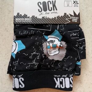 3x - Sock It to Me Graphic Boxer Briefs (XL)